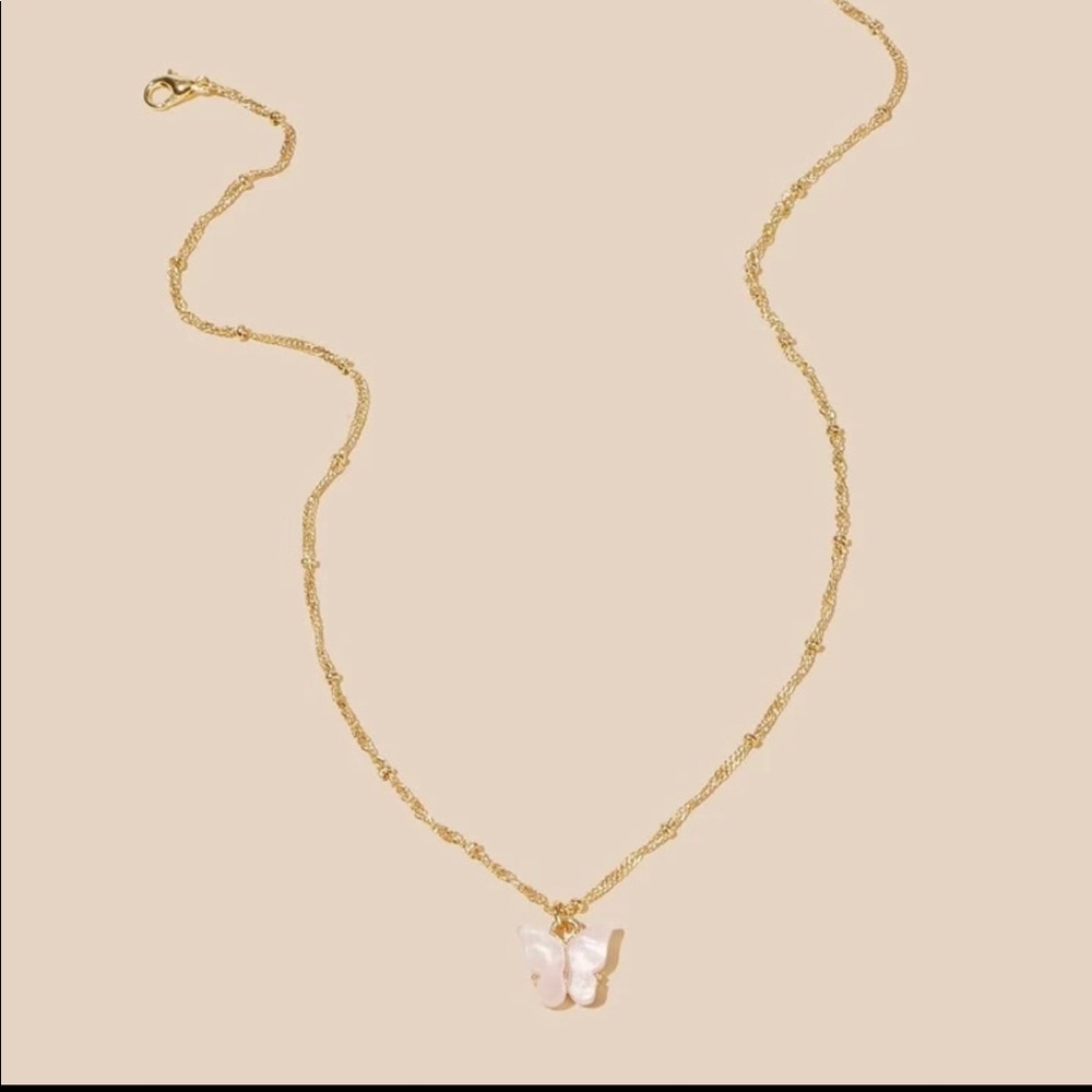 !! 1pc Butterfly Chain Necklace - Picture 3 of 3